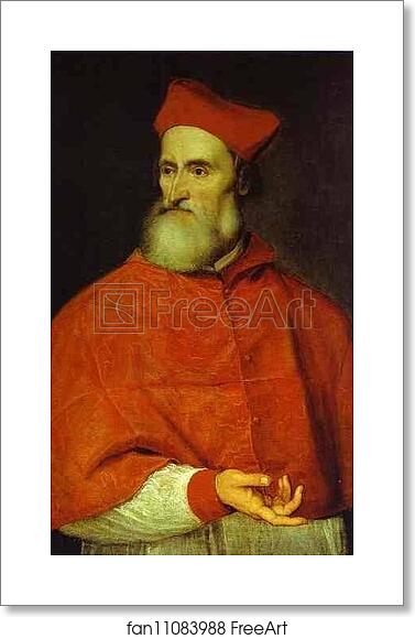 Free art print of Portrait of Cardinal Pietro Bembo by Titian
