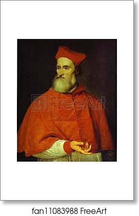 Free art print of Portrait of Cardinal Pietro Bembo by Titian
