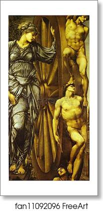 Free art print of The Wheel of Fortune by Sir Edward Coley Burne-Jones