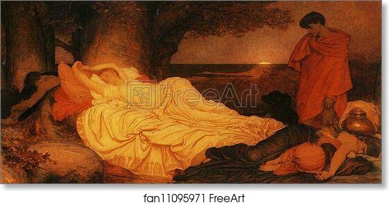Free art print of Cymon and Iphigenia by Frederick Leighton