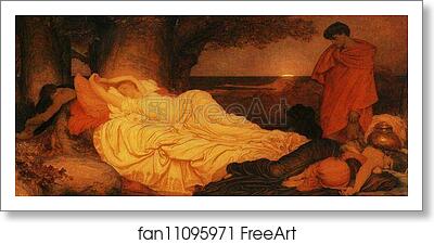Free art print of Cymon and Iphigenia by Frederick Leighton