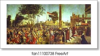 Free art print of The Legend of St. Ursula: Martyrdom and Funeral of St. Ursula by Vittore Carpaccio