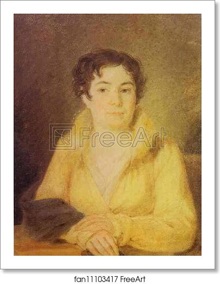 Free art print of Portrait of Lubov Stromilova by Alexey Venetsianov Free art print of Portrait of Lubov Stromilova by Alexey Venetsianov