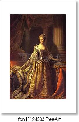 Free art print of Portrait of Queen Charlotte by Allan Ramsay