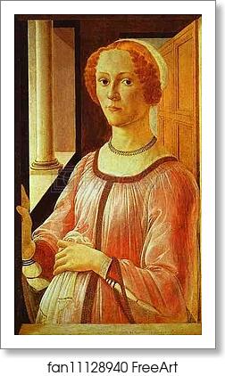 Free art print of Portrait of a Lady (Smeralda Brandini?) by Alessandro Botticelli