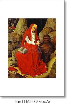 Free art print of St. Jerome by Rogier Van Der Weyden Free art print of St. Jerome by Rogier Van Der Weyden