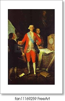 Free art print of The Count of Floridablanca and Goya by Francisco De Goya Y Lucientes