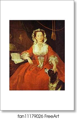Free art print of Mary Edwards by William Hogarth