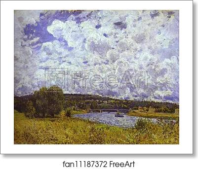 Free art print of The Seine at Suresnes by Alfred Sisley