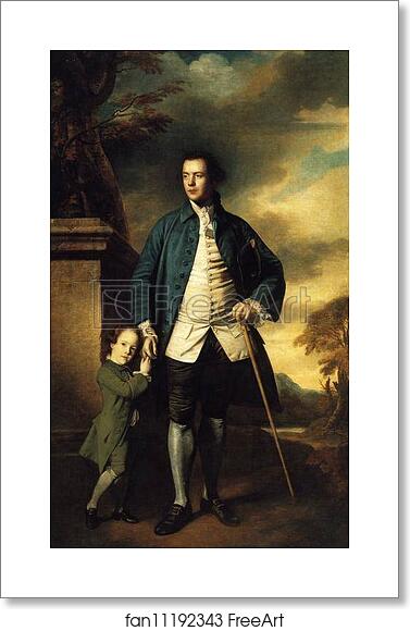 Free art print of Edward Morant and His Son John by Sir Joshua Reynolds Free art print of Edward Morant and His Son John by Sir Joshua Reynolds