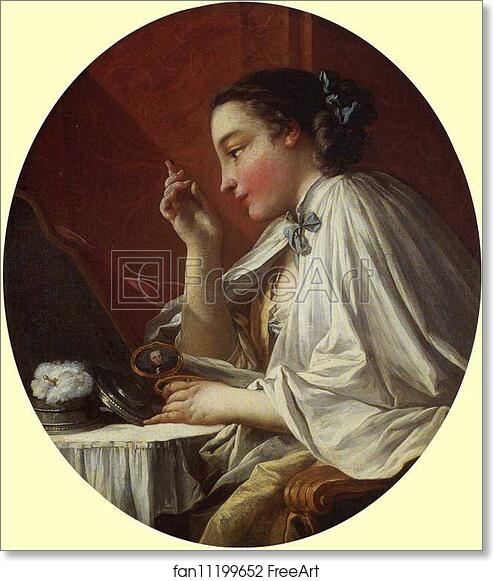 Free art print of Woman at her Toilette by François Boucher