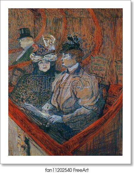 Free art print of La Grande Loge by Henri De Toulouse-Lautrec Free art print of La Grande Loge by Henri De Toulouse-Lautrec