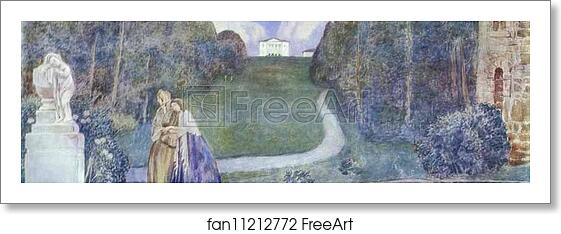 Free art print of Slumber Divine by Victor Borisov-Musatov Free art print of Slumber Divine by Victor Borisov-Musatov