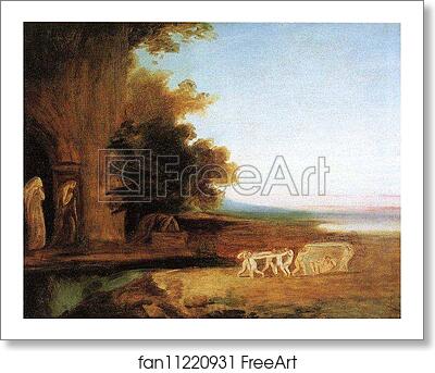 Free art print of Titania Reposing with her Indian Votaries by George Romney