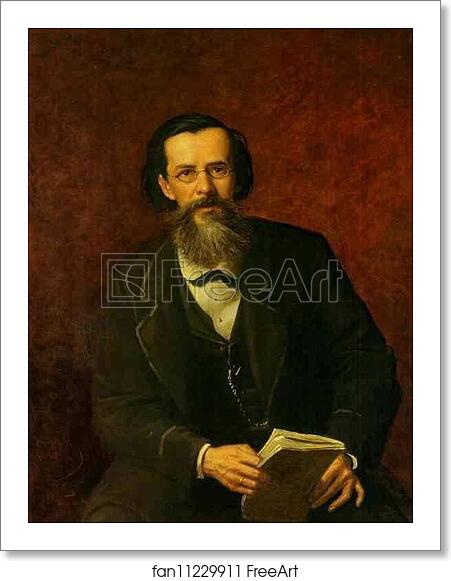 Free art print of Portrait of the Poet Apollon Maikov by Vasily Perov Free art print of Portrait of the Poet Apollon Maikov by Vasily Perov