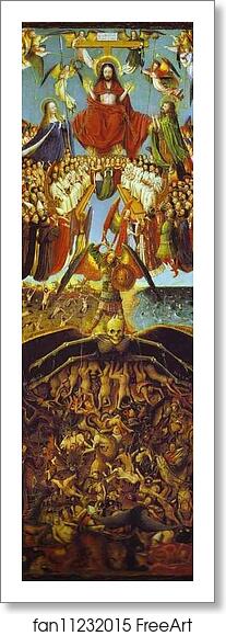 Free art print of The Last Judgment by Jan Van Eyck