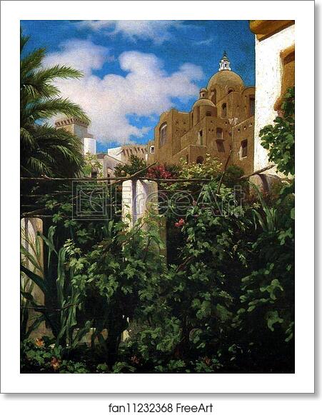 Free art print of Garden of an Inn, Capri. Detail by Frederick Leighton Free art print of Garden of an Inn, Capri. Detail by Frederick Leighton
