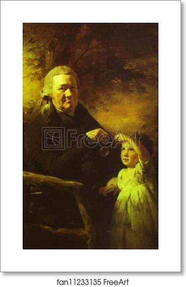 Free art print of Portrait of John Tait and His Grandson by Sir Henry Raeburn