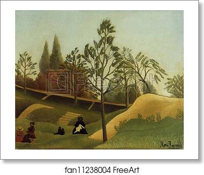 Free art print of View of the Fortifications by Henri Rousseau Free art print of View of the Fortifications by Henri Rousseau