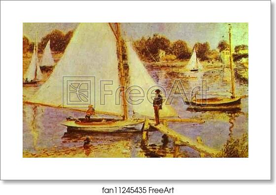 Free art print of The Seine at Argenteuil by Pierre-Auguste Renoir Free art print of The Seine at Argenteuil by Pierre-Auguste Renoir