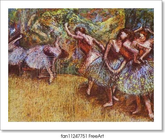 Free art print of Ballet Scene by Edgar Degas Free art print of Ballet Scene by Edgar Degas