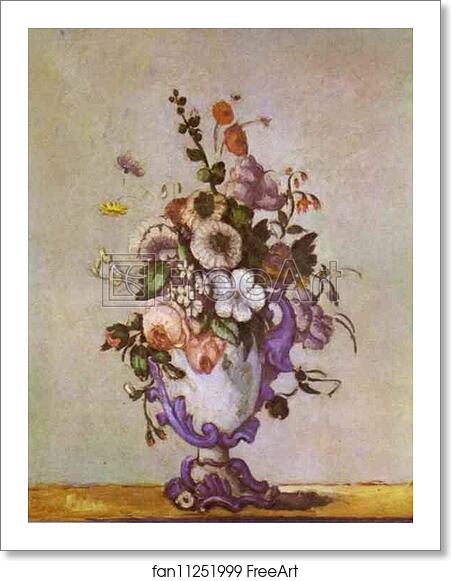 Free art print of Vase of Flowers by Paul Cézanne Free art print of Vase of Flowers by Paul Cézanne