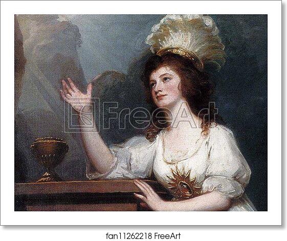 Free art print of Lady Godfrey Webster. Detail by George Romney Free art print of Lady Godfrey Webster. Detail by George Romney