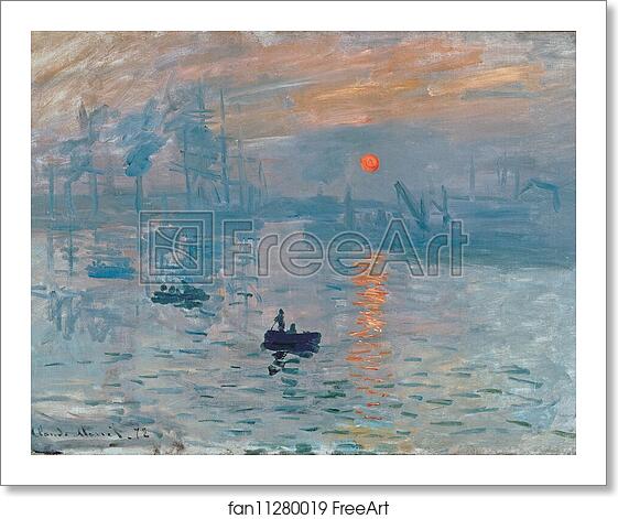 Free art print of Impression, Sunrise by Claude Monet Free art print of Impression, Sunrise by Claude Monet