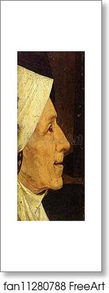 Free art print of Head of a Woman (fragment) by Hieronymus Bosch