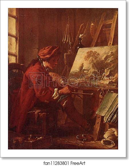 Free art print of Self-Portrait by François Boucher. Oil on canvas ...