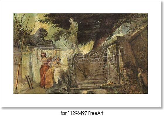 Free art print of Washerwomen by Jean-Honoré Fragonard Free art print of Washerwomen by Jean-Honoré Fragonard