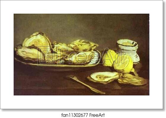 Free art print of Oysters by Edouard Manet Free art print of Oysters by Edouard Manet