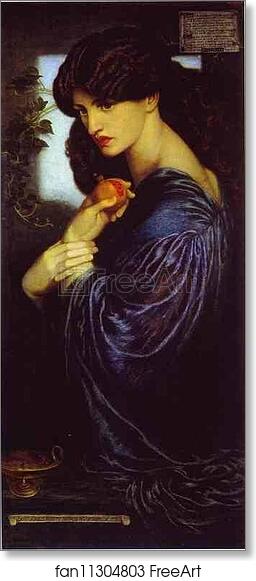 Free art print of Proserpine by Dante Gabriel Rossetti