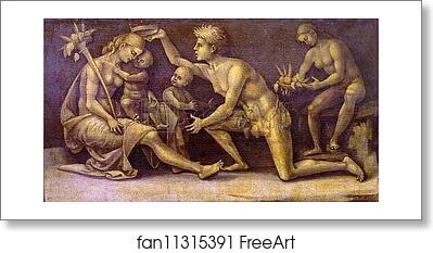 Free art print of Allegory of Fecundity and Abundance by Luca Signorelli