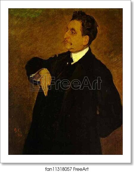 Free art print of Portrait of Vladimir Girshman by Valentin Serov Free art print of Portrait of Vladimir Girshman by Valentin Serov