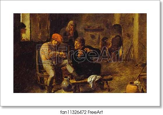 Free art print of In the Tavern by Adriaen Brouwer