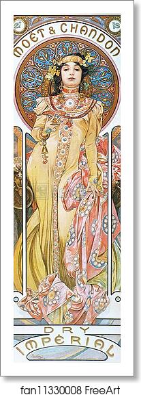 Free art print of Moet & Chandon by Alphonse Mucha Free art print of Moet & Chandon by Alphonse Mucha