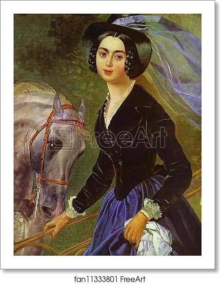 Free art print of Portrait of the Shishmariov Sisters. Detail by Karl Brulloff Free art print of Portrait of the Shishmariov Sisters. Detail by Karl Brulloff