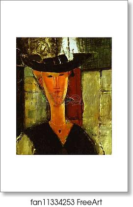 Free art print of Madam Pompadour (Portrait of Beatrice Hastings) by Amedeo Modigliani