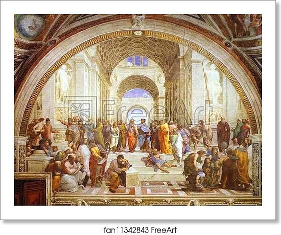 Free art print of The School of Athens by Raphael Free art print of The School of Athens by Raphael