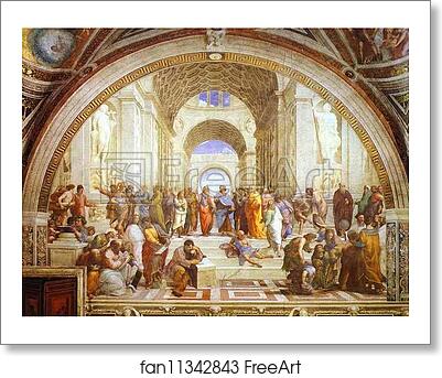 Free art print of The School of Athens by Raphael
