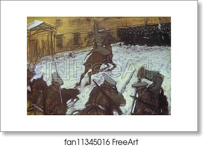 Free art print of "Soldiers, Soldiers, Heroes Every One..." by Valentin Serov