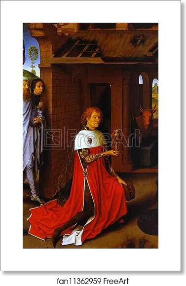 Free art print of The Adoration of the Magi. Detail by Hans Memling Free art print of The Adoration of the Magi. Detail by Hans Memling