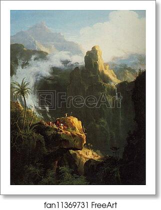 Free art print of Landscape Composition: Saint John in the Wilderness by Thomas Cole