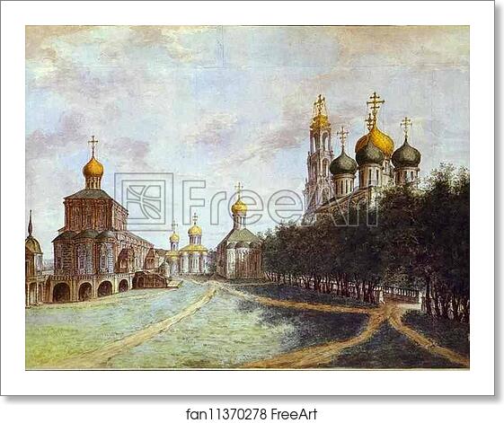 Free art print of The Monastery of Trinity and St. Sergius by Fedor Alekseev