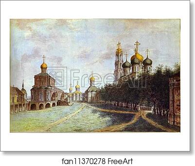 Free art print of The Monastery of Trinity and St. Sergius by Fedor Alekseev