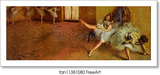 Free art print of Before the Ballet by Edgar Degas Free art print of Before the Ballet by Edgar Degas