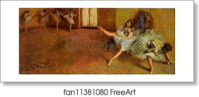 Free art print of Before the Ballet by Edgar Degas
