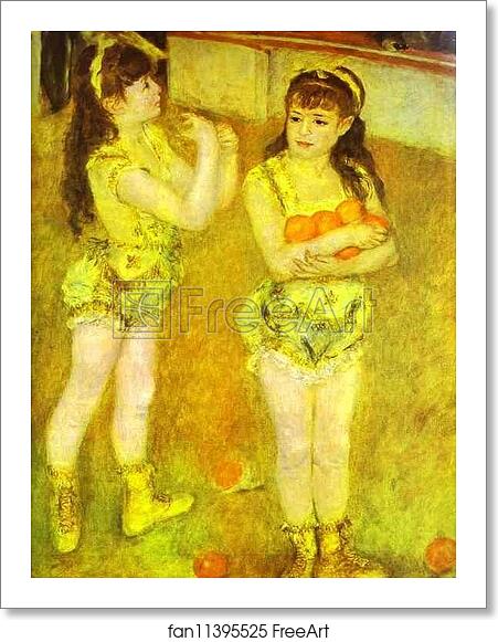 Free art print of Two Little Circus Girls by Pierre-Auguste Renoir Free art print of Two Little Circus Girls by Pierre-Auguste Renoir