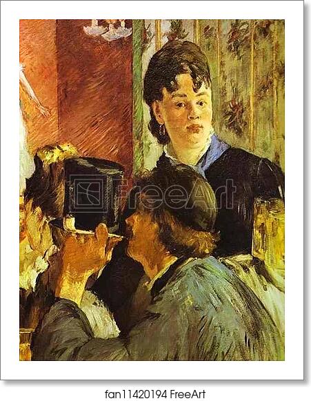 Free art print of The Waitress by Edouard Manet Free art print of The Waitress by Edouard Manet
